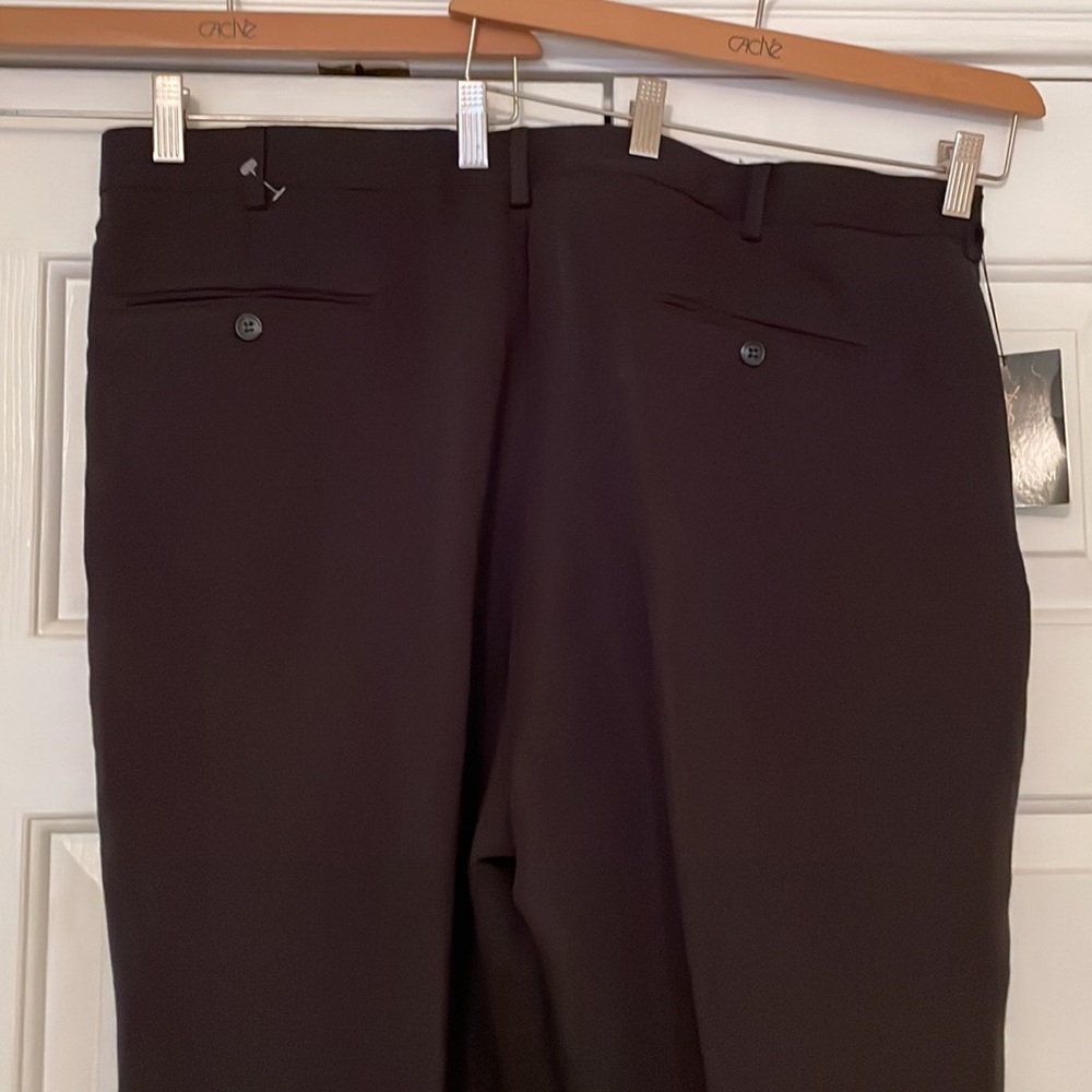 NWT Yves Saint Laurent Black Cuffed Trousers - Picture 6 of 11